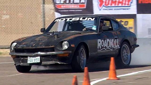 Junkyard Turbo Swap! Chevy-Powered 1971 Datsun 240Z Autocross Thrash