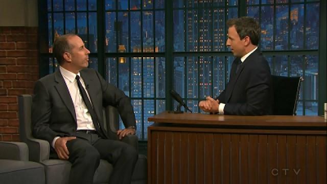 Jerry Seinfeld, David Remnick, Jon Theodore