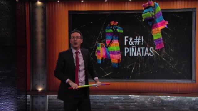 John Oliver Literally Destroys Piñatas