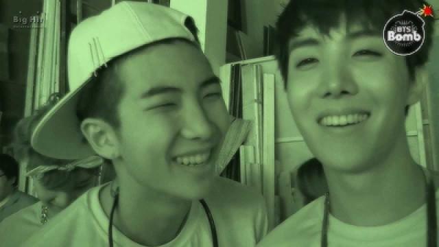 Curious Cute Rapmonster & j-hope