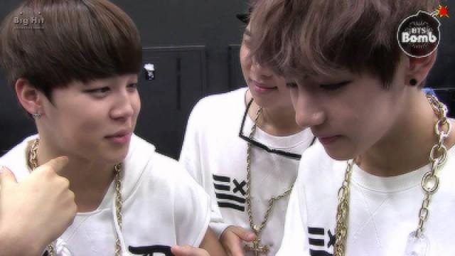 Rapper Jimin & V and Rap monster!