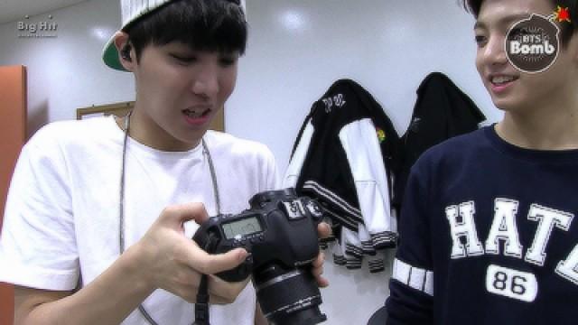 Photographer j-hope & Jung Kook lol