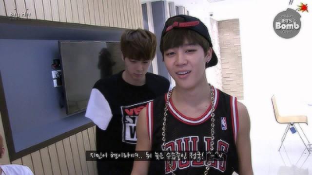 Jungkook...Jimin is elder than you LOL