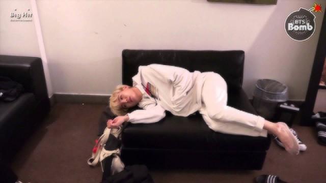 It's the pose when BTS sleep normally