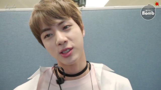 Jin's chatter time @ M countdown comeback stage of 'Spring Day'