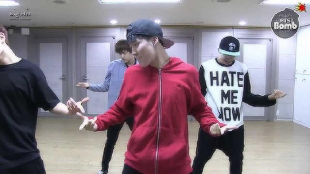 when BTS was practicing the showcase