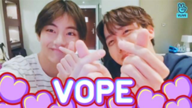 [BTS] ????: 형 일어났어요? 사과 먹을래요? ????: 쿨쿨..????(J-Hope&V talking about VOPE episode)