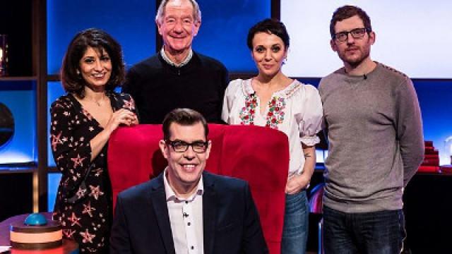 Shappi Khorsandi, Michael Buerk, Amanda Abbington and Elis James (1/5)