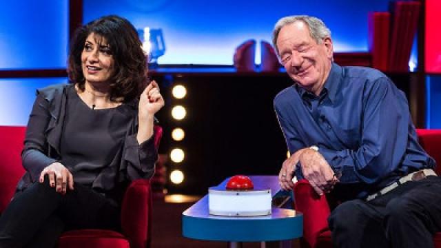 Shappi Khorsandi, Michael Buerk, Amanda Abbington and Elis James (3/5)