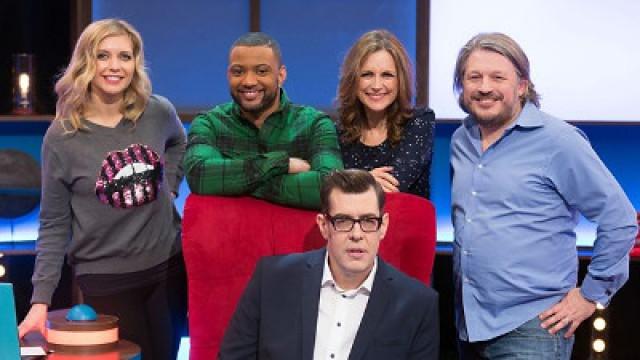 Rachel Riley, JB Gill, Katie Derham, and Richard Herring (5/5)