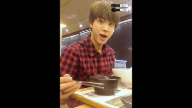 150531 밥 먹는 김석진