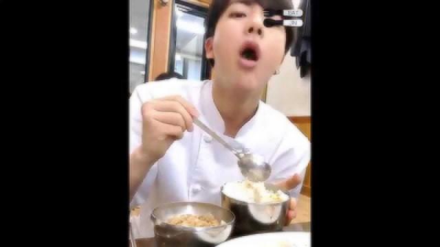 150729 밥먹는 김석진