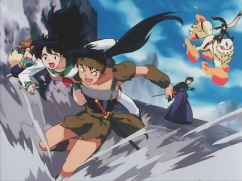 Kagome Kidnapped by Koga, the Wolf Demon!