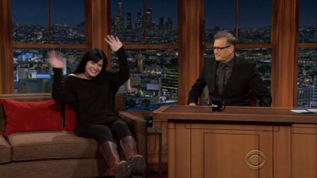 Pauley Perrette, Joshua Malina, Cathy Ladman, guest host Drew Carey