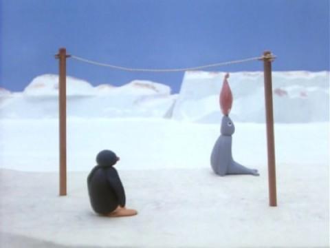 Pingu Plays Fish Tennis