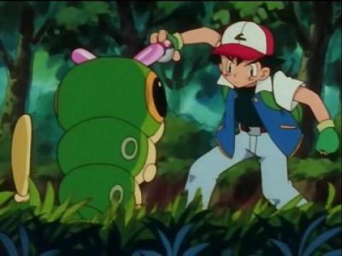 Ash Catches a Pokémon