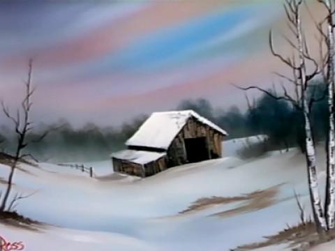 Winter Barn