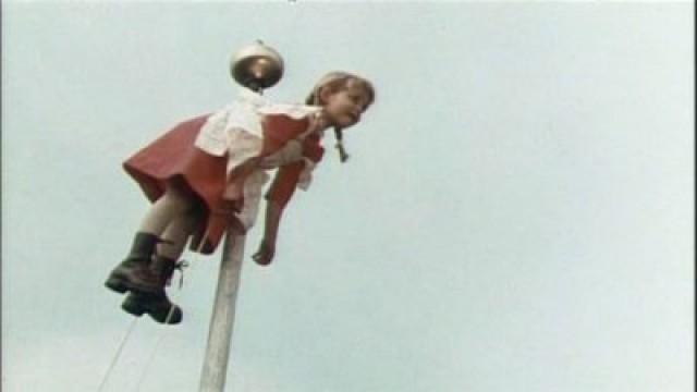 Als Michel Klein-Ida an der Fahnenstange hochzog