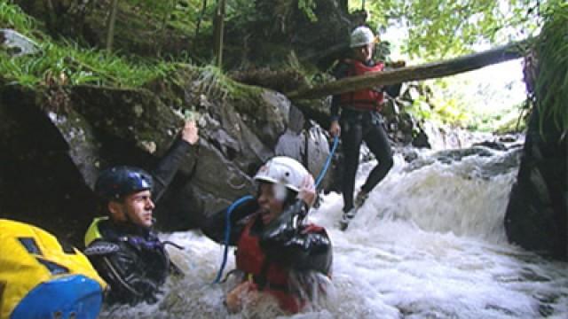 Canyon descent