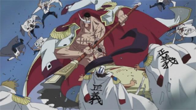 Marine Headquarters Crumbles! Whitebeard's Silent Rage!