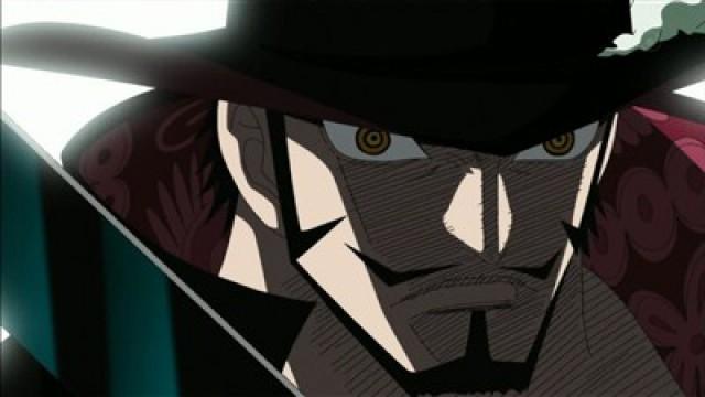 Encounter! The great swordsman Mihawk! Zoro's self-willed deadly struggle!