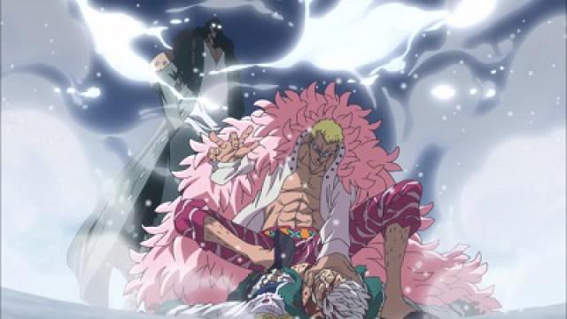 Tension! Aokiji vs. Doflamingo