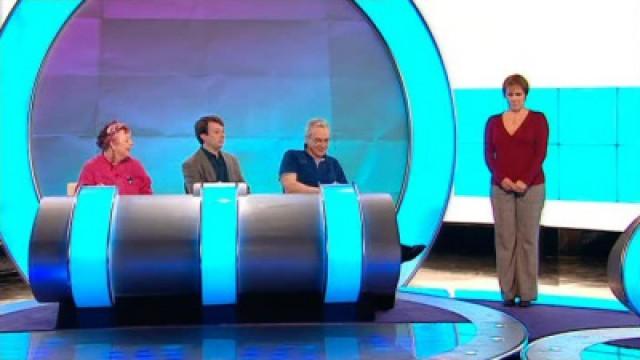 Carol Vorderman, Larry Lamb, Jo Brand and Russell Howard