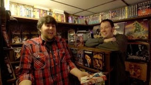 JonTron visits the Cinemassacre VHS Collection