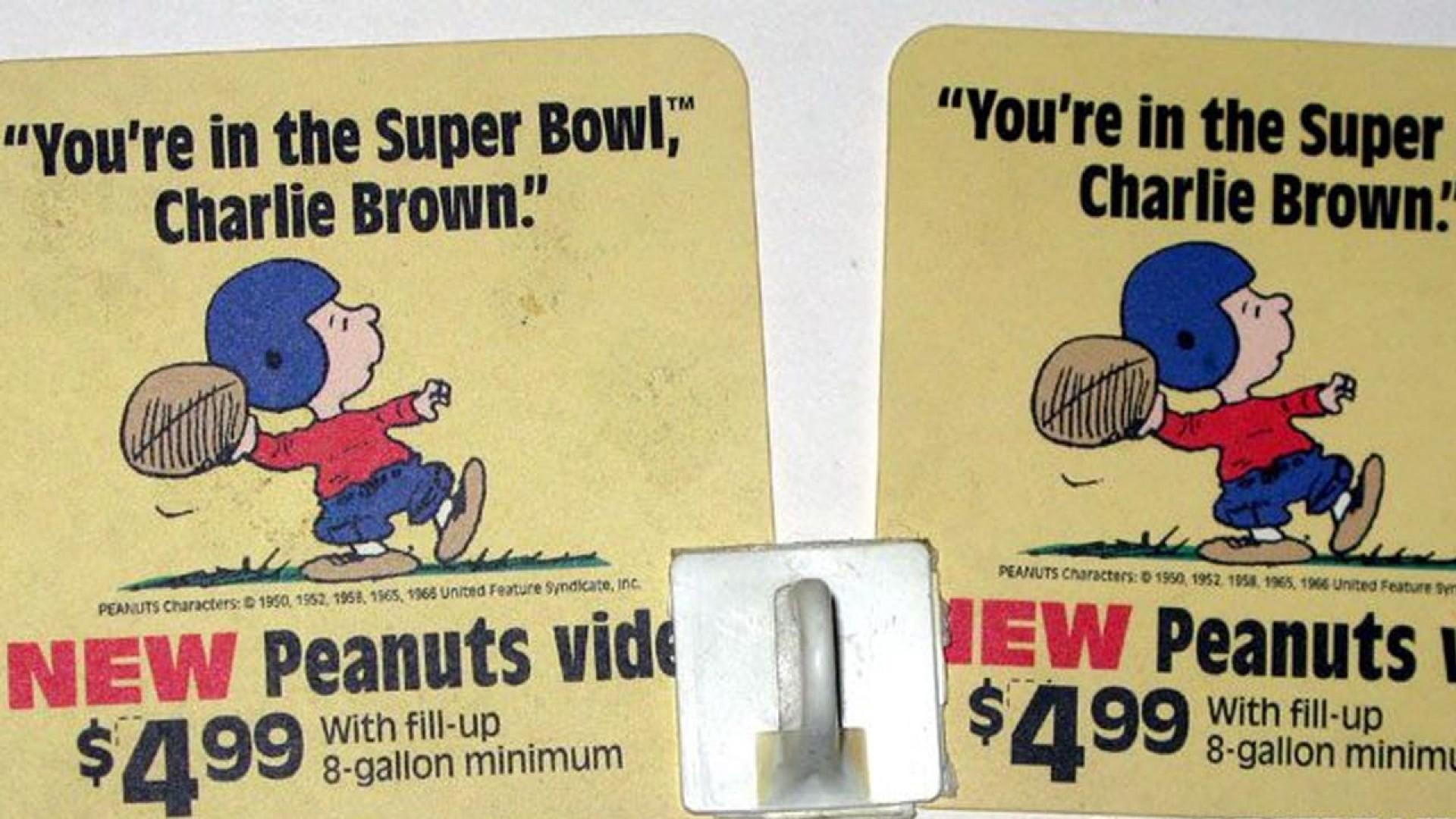 You're in the Super Bowl, Charlie Brown