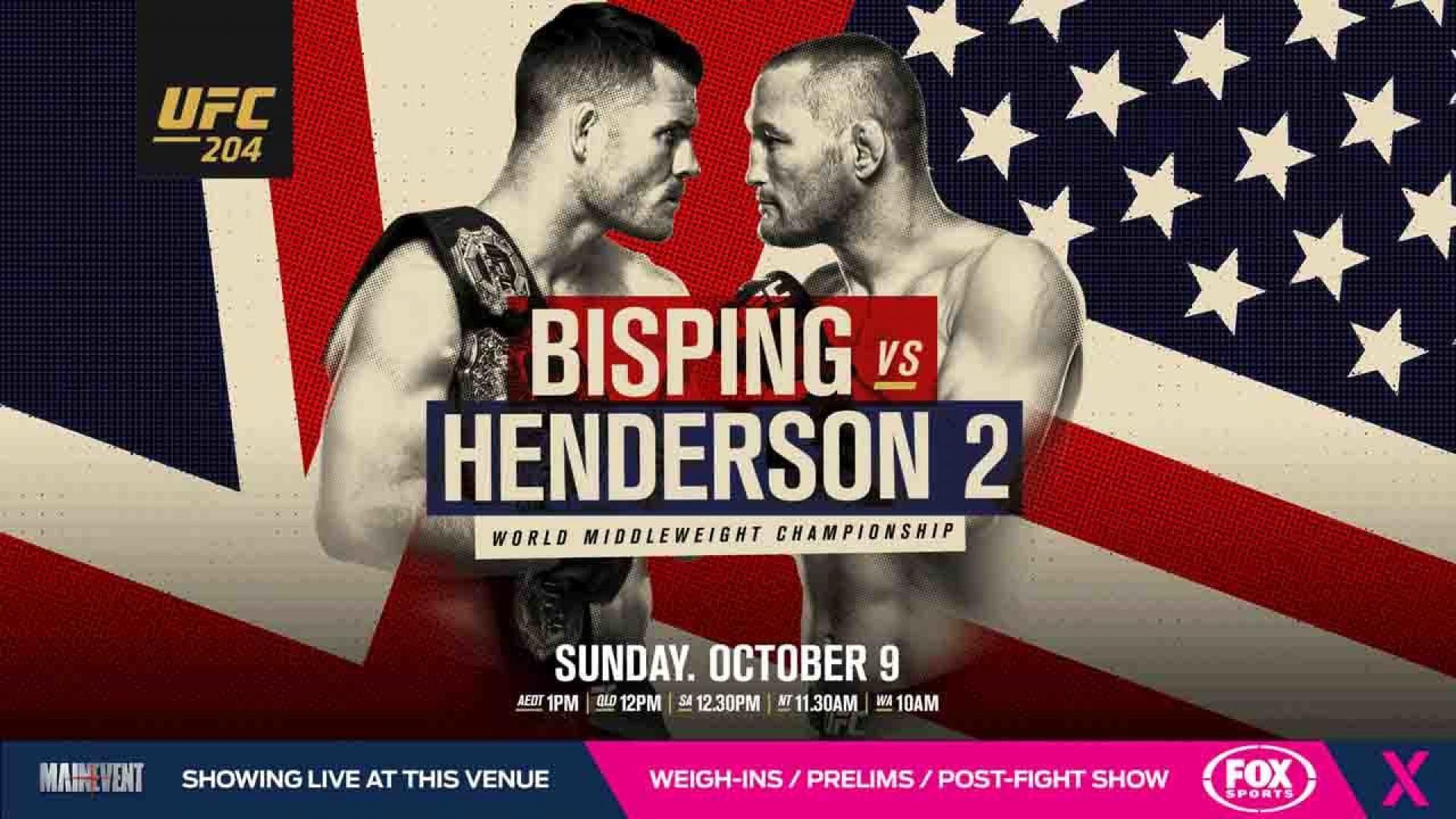 UFC 204: Bisping vs. Henderson 2