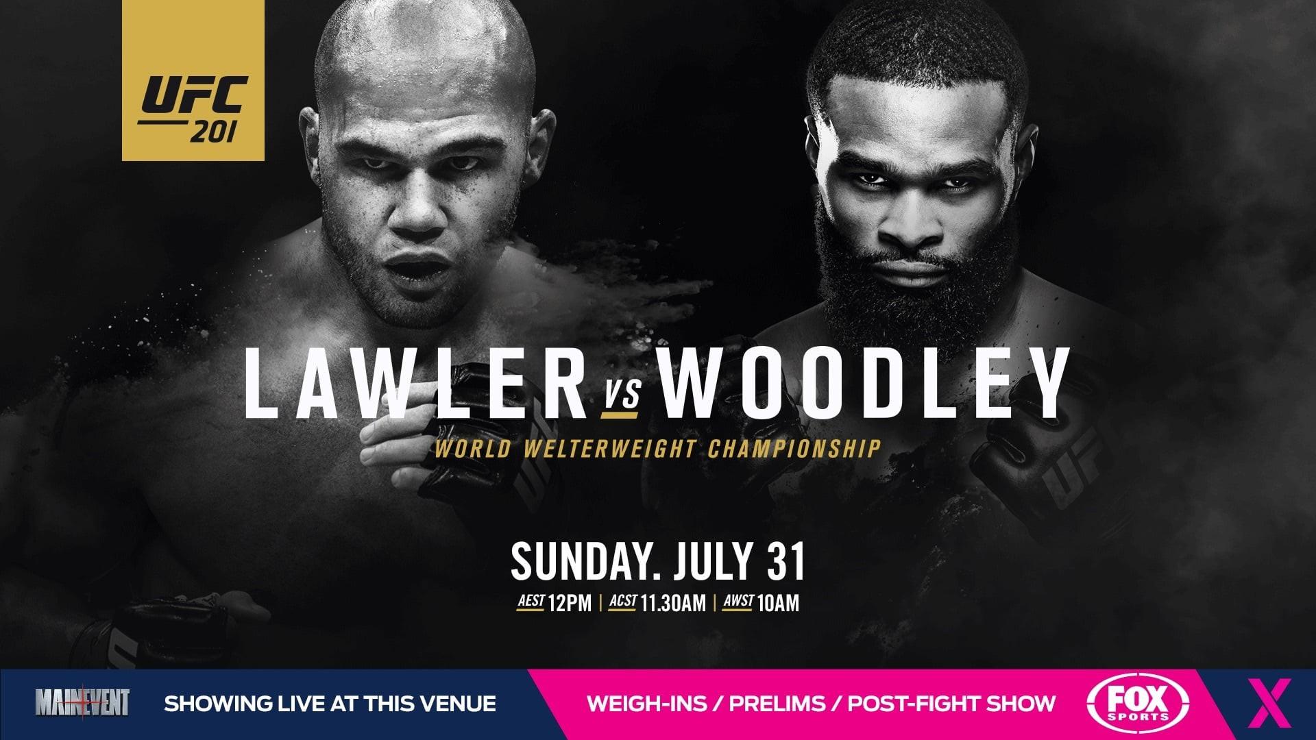 UFC 201: Lawler vs. Woodley