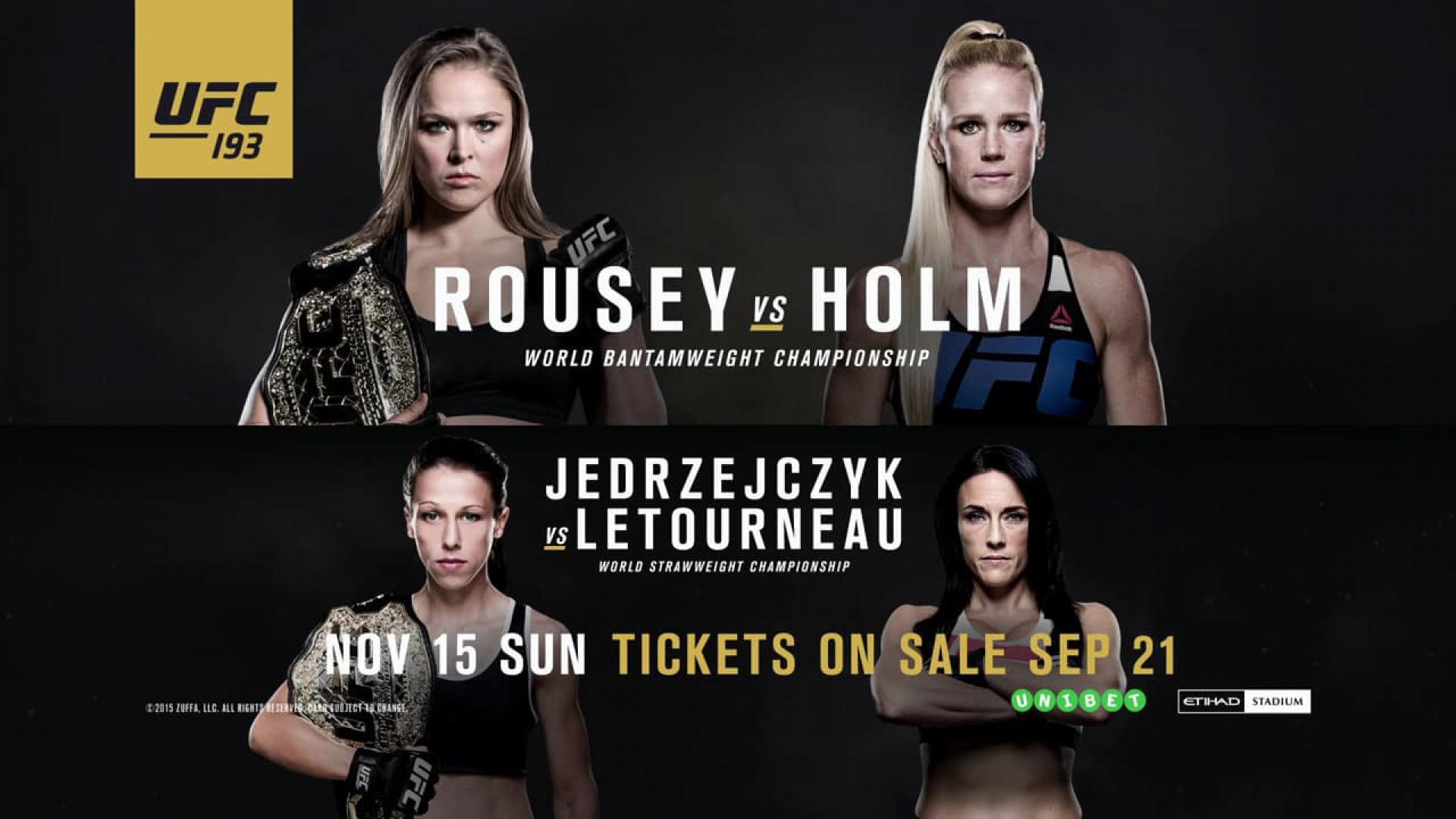 UFC 193: Rousey vs. Holm