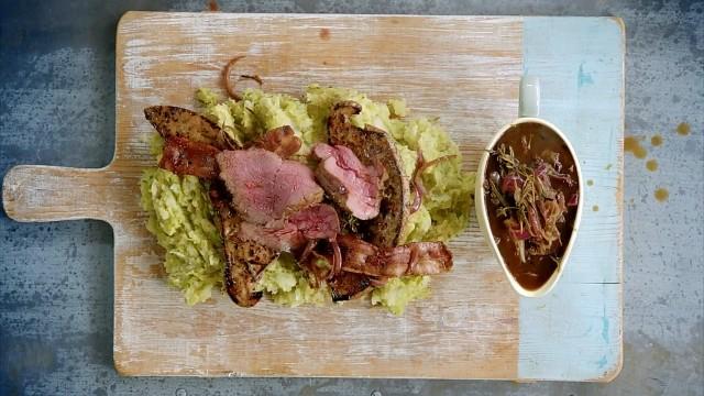 Steak, Liver and Bacon and Mexican Tomato Soup