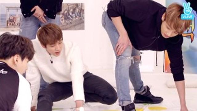 [BTS] 웃음폭탄 트위스터 조준 발싸~ (BTS playing twister game)