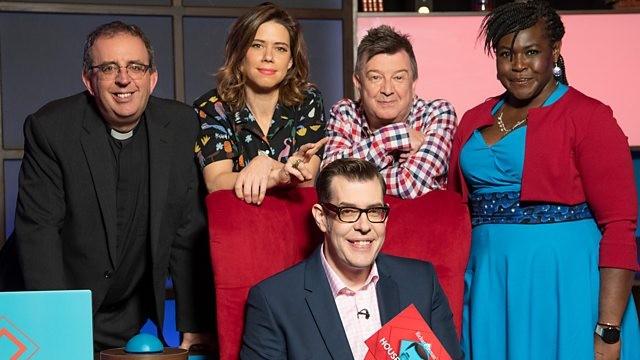 Maggie Aderin-Pocock, Richard Coles, Stuart Maconie and Lou Sanders (1/5)