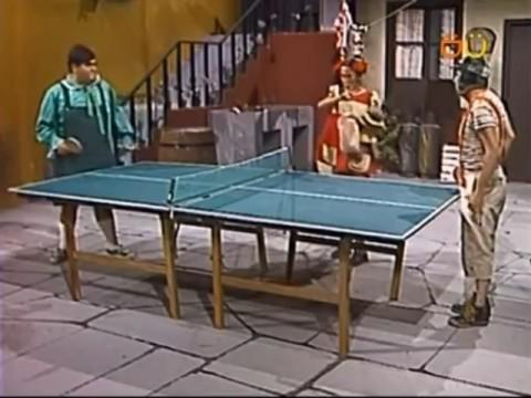 El desayuno y las bolas de ping pong