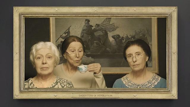 Daughters of Revolution, Grant Wood (2/3)