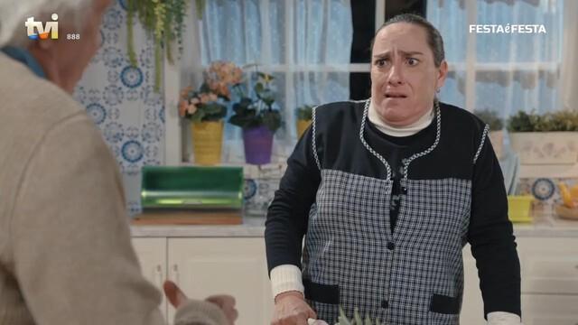 'Festa é Festa': Quina fica nervosa com aproximação de Delfim!