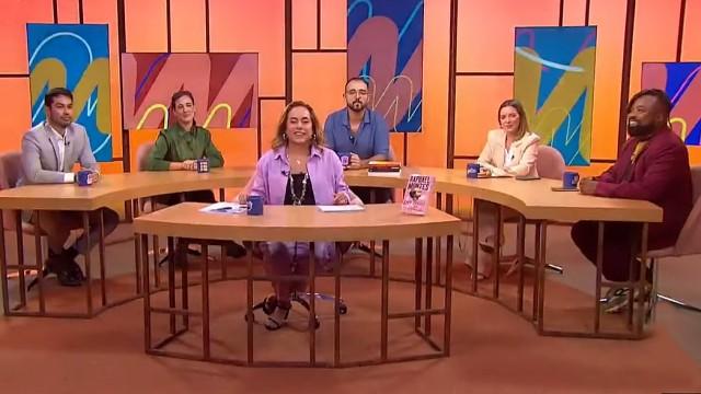 Raphael Montes, Adriana Birolli, Cyro Hirano, Luna Azevedo e Rodrigo França