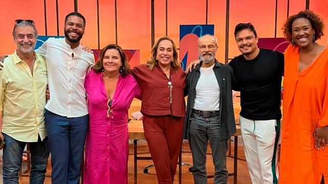 Gilda Mattoso, Marcelo Rocha, Maurício Machado, Miguel Paiva, Osmar Prado e Luana Xavier