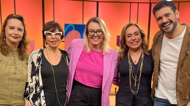 Lúcia Helena Galvão, Stela Freitas, Natália Leal e André Curvello