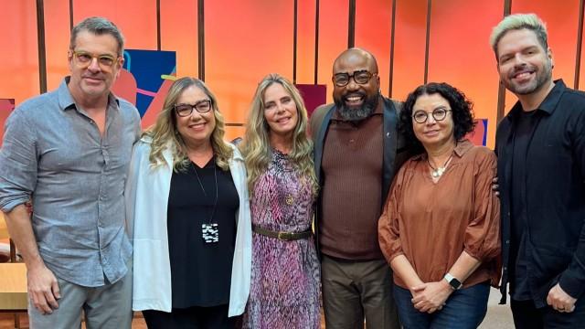 Bruna Lombardi, Rodrigo França, Renato Caminha, Eliana Sousa Silva e Muka
