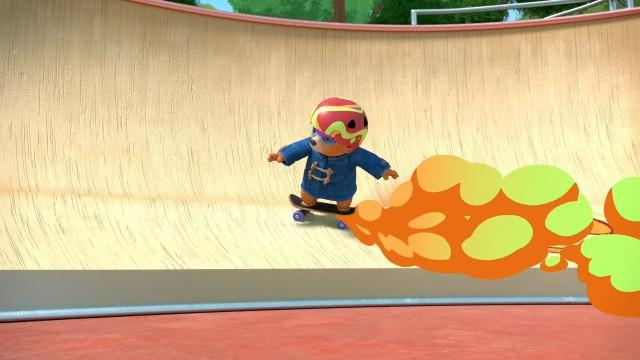 Paddington the Skateboarder