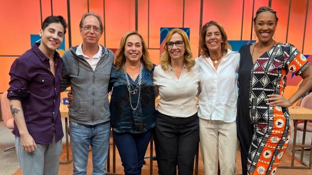 Pedro Cardoso, Jackie Silva, Hugo Henrique, Ana Braga e Luana Xavier