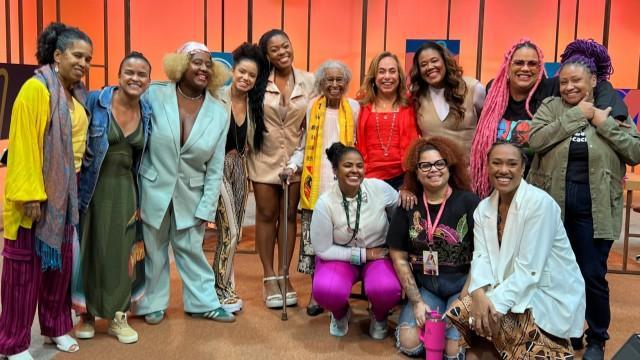 Katleen Conceição, Thuane Nascimento, Dandara Pagu, Maria Soares, Edem Lis, Marcelle Motta e Luana Xavier