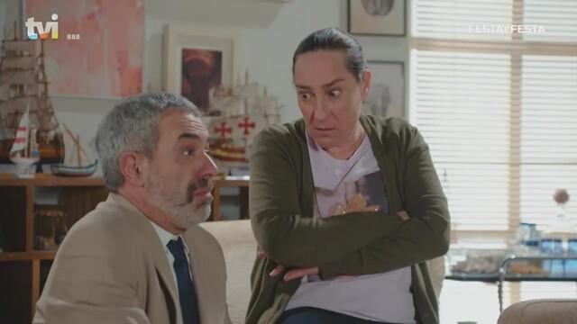 Quina tenta meter juízo na cabeça de Bino. Será que consegue?
