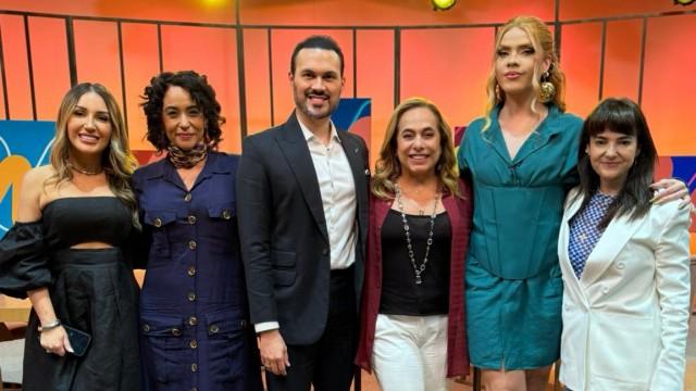 Amanda Meirelles, Reddy Allor, Cláudia Galvão, André Vinícius e Tatiana Paranaguá