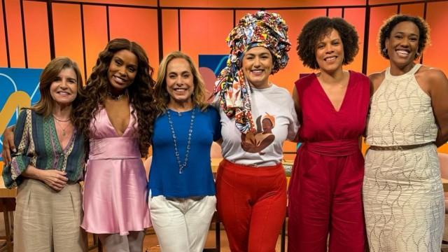 Rebecca, Ynaê Lopes dos Santos, Thais Lopes, Fabíola Costa e Luana Xavier