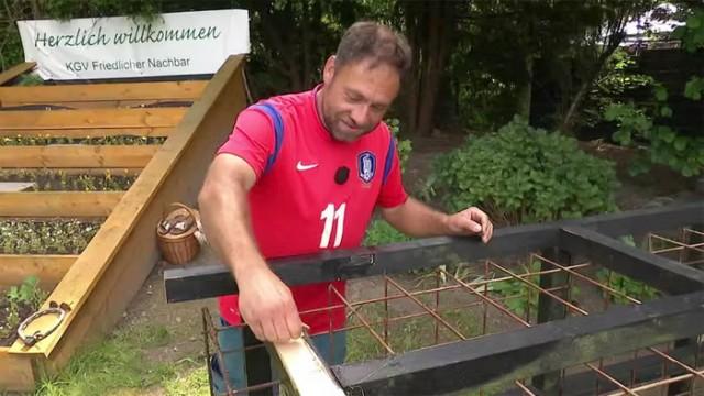 Förderturm auf Wanderschaft
