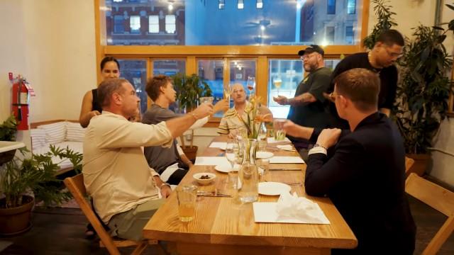 COOKING DINNER FOR AUSTIN BUTLER, DARREN ARONOFSKY AND THE CAUGHT STEALING CAST